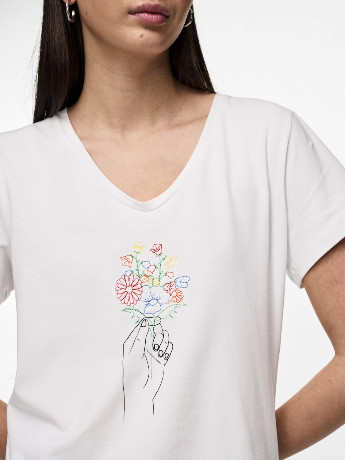 Camiseta flores